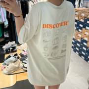 Discovery No.3 Varsity Back Graphic T-Shirt [韓國連線 D]