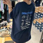 Discovery No.3 Varsity Back Graphic T-Shirt [韓國連線 D]