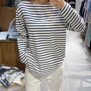 Marithe Francois Girbaud No.7 Border Stripe Long Sleeve [韓國連線 D]