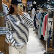 Marithe Francois Girbaud No.7 Border Stripe Long Sleeve [韓國連線 D]