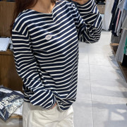 Marithe Francois Girbaud No.7 Border Stripe Long Sleeve [韓國連線 D]