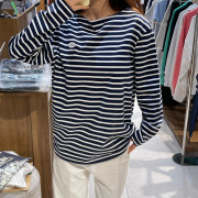 Marithe Francois Girbaud No.7 Border Stripe Long Sleeve [韓國連線 D]