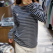 Marithe Francois Girbaud No.7 Border Stripe Long Sleeve [韓國連線 D]