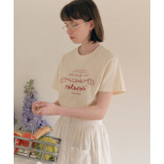 Rolarola Vintage Nouvelle Logo Half T-Shirt [韓國連線 W]