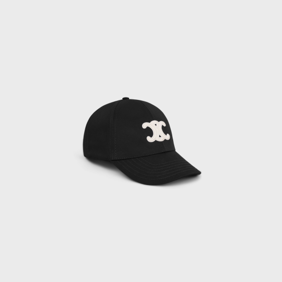 Celine Triomphe Baseball Cap In Cotton