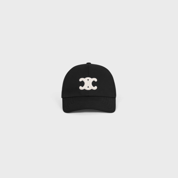 Celine Triomphe Baseball Cap In Cotton