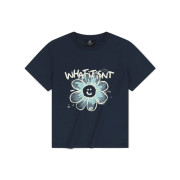 What it isn't No.21 Women’s Big Flory Graphic Short Sleeve Tee [韓國連線 D]