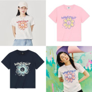 What it isn't No.21 Women’s Big Flory Graphic Short Sleeve Tee [韓國連線 D]