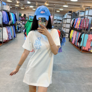 MLB Women's Logo Short Sleeve One Piece [韓國連線 O]