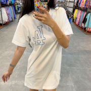 MLB Women's Logo Short Sleeve One Piece [韓國連線 O]