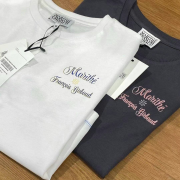 Marithe Francois Girbaud No.1 Street Style Cotton Short Sleeves Logo T Shirts [韓國連線 D]