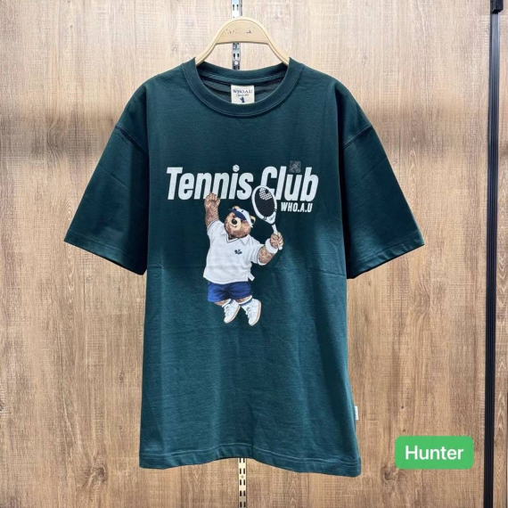 Who.A.U No.6 Steve Tennis Photo T-Shirt [韓國連線 D]‎