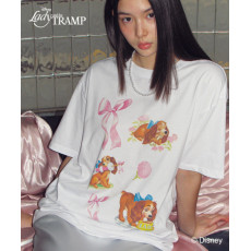 RonRon x Disney Lady Dog Moments Over Fit Tee [韓國連線W]