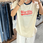 Marithe Francois Girbaud M Vintage Baseball Ringer Tee [韓國連線 D]