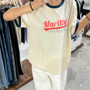 Marithe Francois Girbaud M Vintage Baseball Ringer Tee [韓國連線 D]