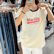 Marithe Francois Girbaud M Vintage Baseball Ringer Tee [韓國連線 D]