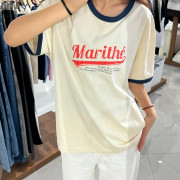 Marithe Francois Girbaud M Vintage Baseball Ringer Tee [韓國連線 D]