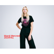 Mardi Mercredi Slim Tshirt Flowermardi [韓國連線W]