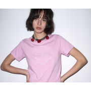 Mardi Mercredi Slim Tshirt Rose Patch [韓國連線W]