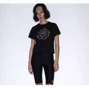 Mardi Mercredi Slim Tshirt Rose Patch [韓國連線W]