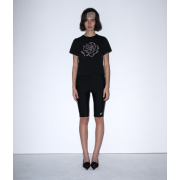 Mardi Mercredi Slim Tshirt Rose Patch [韓國連線W]