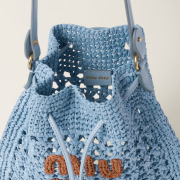 Miu Miu Woven Fabric Mini Bag