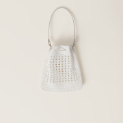 Miu Miu Woven Fabric Mini Bag