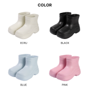 What it isn't Flory Logo Rain Boots [韓國連線 D]