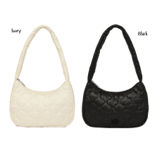 What it isn't Women's Flory Quilted Hobo Bag [韓國連線 D]