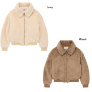 What it isn't Women's Shearling Fleece Collar Zip-up Jacket [韓國連線 D]