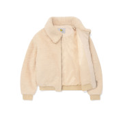 What it isn't Women's Shearling Fleece Collar Zip-up Jacket [韓國連線 D]