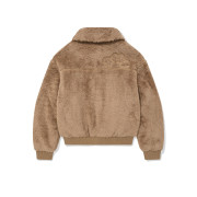 What it isn't Women's Shearling Fleece Collar Zip-up Jacket [韓國連線 D]