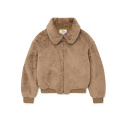 What it isn't Women's Shearling Fleece Collar Zip-up Jacket [韓國連線 D]