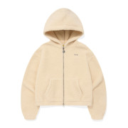 What it isn't Women's Shearling Fleece Collar Zip-up Jacket [韓國連線 D]