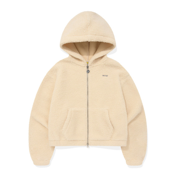 What it isn't Women's Shearling Fleece Collar Zip-up Jacket [韓國連線 D]