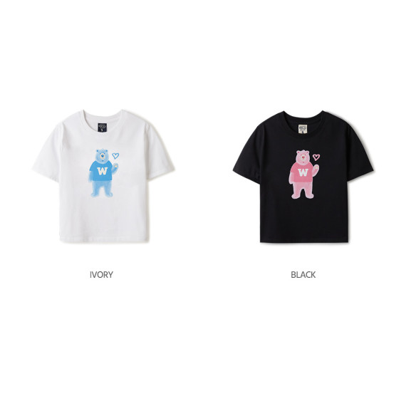 Who.A.U No.4 Painting Steve Crop T-shirt [韓國連線 D]‎