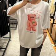 Ambler No.20 Unisex Vacation Bear Overfit Short Sleeve T-Shirt [韓國連線 D]