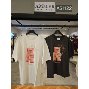 Ambler No.20 Unisex Vacation Bear Overfit Short Sleeve T-Shirt [韓國連線 D]