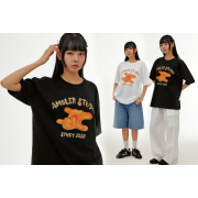 Ambler No.22 Unisex Jelly Bear Overfit Short Sleeve T-Shirt [韓國連線 D]