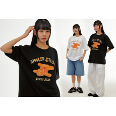 Ambler No.22 Unisex Jelly Bear Overfit Short Sleeve T-Shirt [韓國連線 D]