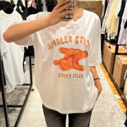 Ambler No.22 Unisex Jelly Bear Overfit Short Sleeve T-Shirt [韓國連線 D]