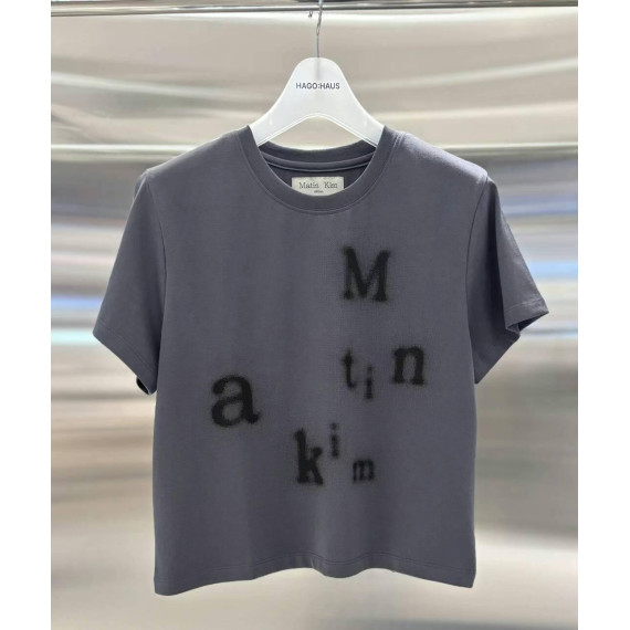 Matin Kim No.19 Blurred Logo Crop Top [韓國連線 D]