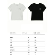 Matin Kim No.21 Circle Logo Crop Top [韓國連線 D]