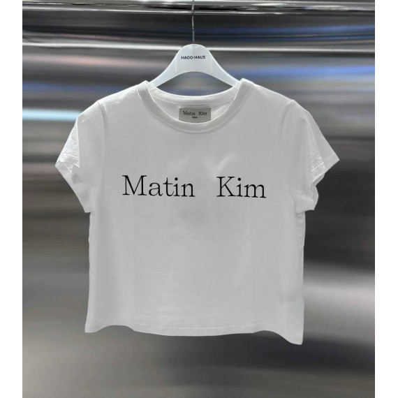 Matin Kim No.22 Logo Crop Top [韓國連線 D]