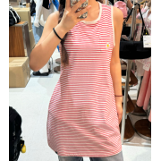 What it isn't No.W1 Women's Striped Sleeveless One Piece [韓國連線 D]