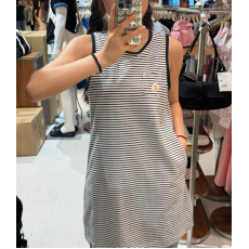 What it isn't No.W1 Women's Striped Sleeveless One Piece [韓國連線 D]