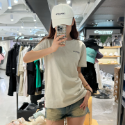 Discovery No.A3 Women's Freshevent Denver Small Logo Short Sleeve T-Shirt [韓國連線 D]