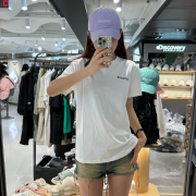 Discovery No.A3 Women's Freshevent Denver Small Logo Short Sleeve T-Shirt [韓國連線 D]