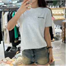 Discovery No.A3 Women's Freshevent Denver Small Logo Short Sleeve T-Shirt [韓國連線 D]