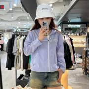 Discovery No.A7 Women's Colorblock Crop Windbreaker [韓國連線 D]